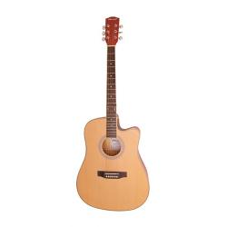 Гитара акустическая, с вырезом, цвет натуральный MIRRA WM-C4115-NR