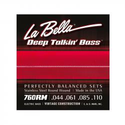 Комплект струн для 4-струнной бас-гитары 44-110 LA BELLA 760RM