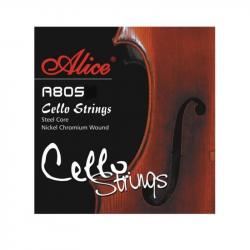 Комплект струн для виолончели, никель Alice ALICE A805A