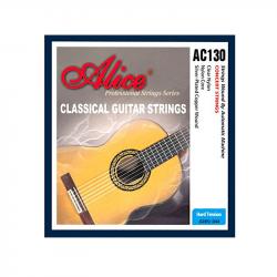 Комплект струн для классической гитары, нейлон, посеребренная медь [12] Alice ALICE AC130-H