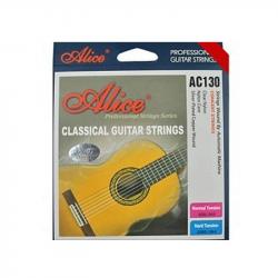 Комплект струн для классической гитары, нейлон, посеребренная медь [12] Alice ALICE AC130-N