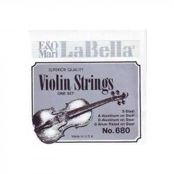 Комплект струн для скрипки размером 4/4, металл, LaBella LA BELLA 680