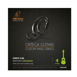 Комплект струн для укулеле баритон ORTEGA UWNY-4-BA
