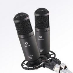 Микрофон конденсаторный, мультидиаграммный, стереопара, черный ОКТАВА МК-220-Ч-С