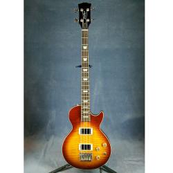 Бас гитара с формой Les Paul, подержанная GRASS ROOTS by ESP LP Std Bass Korea
