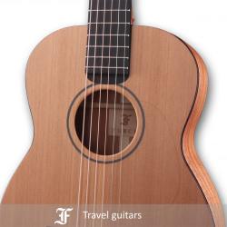 Рюкзак-Travel гитара со складным гриф,верх дека Solid кедр, корпус-Solid красное дерев FURCH LJ 10-CM