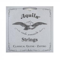 Струны для классической гитары, сильное натяжение AQUILA ZAFFIRO 137C