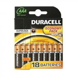 Батарейка, тип: AAA (Цена за 1 батарейку, в уп-ке 18шт.) DURACELL LR03/18 AAA Alkaline Basic MN2400