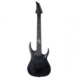 7-струнная электрогитара, HH, Floyd Rose, цвет чёрный SOLAR GUITARS A1.7FR FB