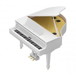 Цифровой рояль, 88 клавиш, 384 полифония, 319 тембр, вес 148 кг ROLAND GP609-PW