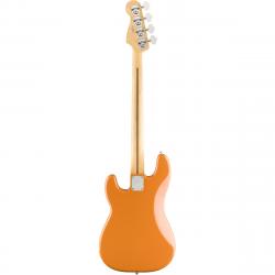 4-струнная бас-гитара цвет оранжевый FENDER PLAYER PRECISION BASS PAU FERRO FINGERBOARD CAPRI ORANGE