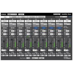 8-ми канальный цифровой автоматический микрофонный микшер SHURE SCM820E