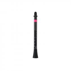 Блок-флейта DooD строй С (до) материал - АБС-пластик цвет - чёрный/розовый в комплекте - кейс NUVO Dood (Black/Pink)
