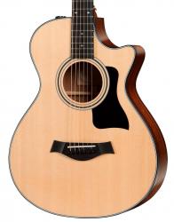 Гитара электроакустическая форма корпуса Grand Concert кейс TAYLOR 312ce 12-Fret 300 Series