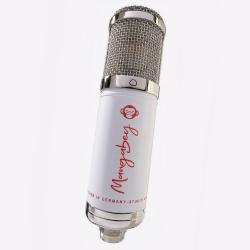 Ламповый студийный микрофон диаграмма направленности: кардиоида восьмерка круг мембрана 34мм M MONKEY BANANA Mangabey white