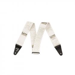 Ремень для электрогитары FENDER 2 WOODSTOCK STRAP WHT