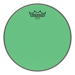 Цветной двухслойный прозрачный пластик зеленый REMO BE-0310-CT-GN Emperor Colortone Green Drumhead 10