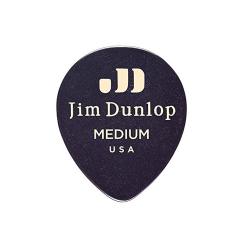 Медиаторы (в упаковке 72 шт) DUNLOP 485R03MD Genuine Celluloid Black Tear Drop Medium