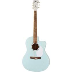 Электро-акустическая гитара, голубая, с чехлом CORT Jade-Classic-SKOP-bag
