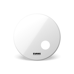 EQ3 Resonant Smooth White Пластик для бас-барабана 18