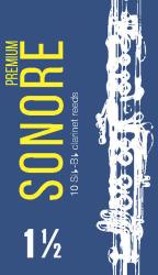 Sonore Трости для кларнета inB/inA № 1,5 (10шт) FEDOTOV REEDS FR16C001