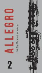 Allegro Трости для кларнета inB/inA № 2 (10шт) FEDOTOV REEDS FR18C002