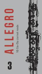 Allegro Трости для кларнета inB/inA № 3 (10шт) FEDOTOV REEDS FR18C004
