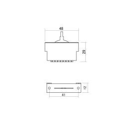 Переключатель 5-ти позиционный HOSCO YM-50S