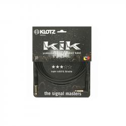KIK Кабель инструментальный, 3м, прямой/угловой коннекторы KLOTZ KIKKG3.0PRSW