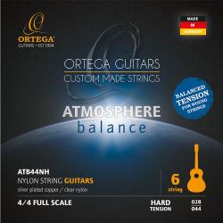 Комплект струн для классической гитары, сильное натяжение ORTEGA ATB44NH Atmosphere Balance 