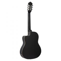 Классическая гитара, размер 4/4, со звукоснимателем ORTEGA RCE125SN-SBK