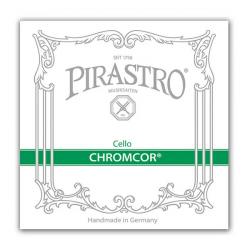 Chromcor Cello 3/4-1/2 Комплект струн для виолончели 3/4-1/2 Pirastro. Струны: A -хромированная сталь, D - сталь/хромированная сталь, G - сталь/хромированная сталь, C - сталь/хромированная сталь.  PIRASTRO 339040