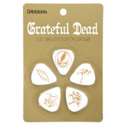 Медиаторы, белые, 10шт, средние PLANET WAVES 1CWH4-10GD2 Grateful Dead 