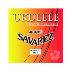 Комплект струн для укулеле сопрано/концертного SAVAREZ 140R Alliance 