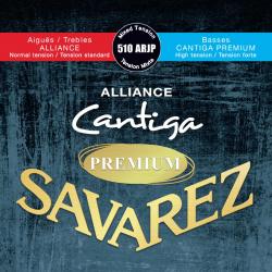 Комплект струн для классической гитары, смешанное натяжение SAVAREZ 510ARJP Alliance Cantiga Premium 