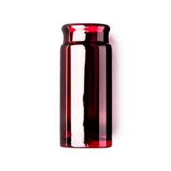 Слайд стеклянный в виде бутылочки, красный, 10-10,5 Ring DUNLOP 277 Red Blues Bottle Regular Medium