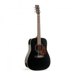 Акустическая гитара Dreadnought, цвет черный NORMAN PROTEGE B18 CEDAR BLACK