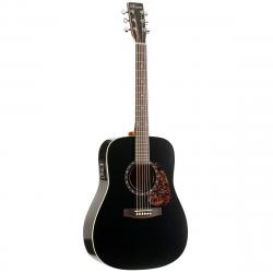 Электроакустическая гитара Dreadnought, цвет черный NORMAN PROTEGE B18 CEDAR BLACK PRESYS