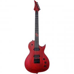 Электрогитара, HH, Evertune, корпус - ясень, гриф - клен/ эбони, цвет красный SOLAR GUITARS GC1.6TBR