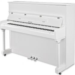 Пианино белое полированное, банкетка в комплекте 118 см. пр-во Китай BECKER CBUP-118PW-2
