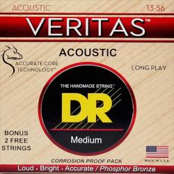 Струны для акустической гитары 13 56 DR STRINGS VTA-13 VERITAS
