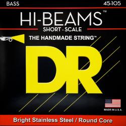 Струны для короткомензурной 4-струнной бас-гитары, нержавеющая сталь, 45 105 DR STRINGS SMR-45