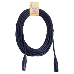 Баласный сигнальный кабель, 10 м, XLR3F XLR3M, сечение проводников 0,13 мм² SUPERLUX CFM10FM