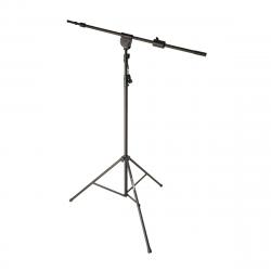 Высокая микрофонная стойка 173-338 см, длина журавля 122-222 см, вес 9,75 кг SUPERLUX MS200