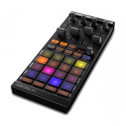 DJ-контроллер для управления Remix-деками в TRAKTOR PRO 2.5 с библиотекой в 2 Гб звуков премиум класса NATIVE INSTRUMENTS TRAKTOR KONTROL F1
