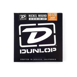 Струны для 5-струнной бас-гитары DUNLOP DBN Nickel Plated Steel Bass 40-120T 5 Strings