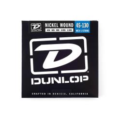 Струны для 5-струнной бас-гитары DUNLOP DBN Nickel Plated Steel Bass 45-130 5 Strings