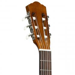 Классическая гитара, размер 3/4, верхняя дека, задняя дека и обечайка: липа, гриф: клён, с анкерным стержнем, накладка: пау ферро, цвет натуральный STAGG SCL50 3/4-NAT