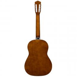 Классическая гитара, размер 4/4, верхняя дека, задняя дека и обечайка: липа, гриф: клён, с анкерным стержнем, накладка: пау ферро, цвет натуральный STAGG SCL50-NAT