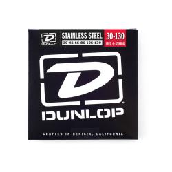 Струны для 6-струнной бас-гитары DUNLOP DBS Stainless Steel Bass 30-130 6 Strings